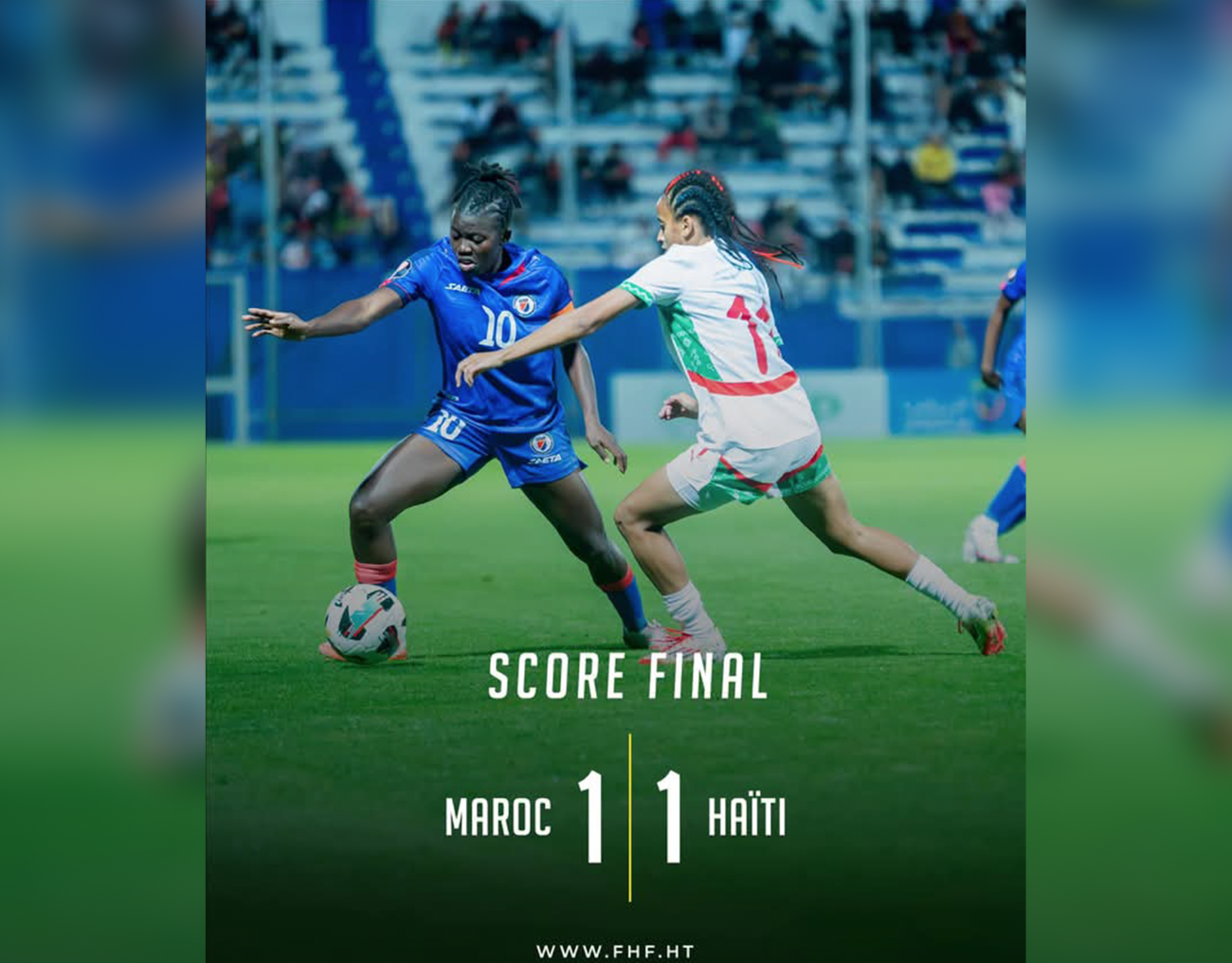 Haïti concède le nul face au Maroc !